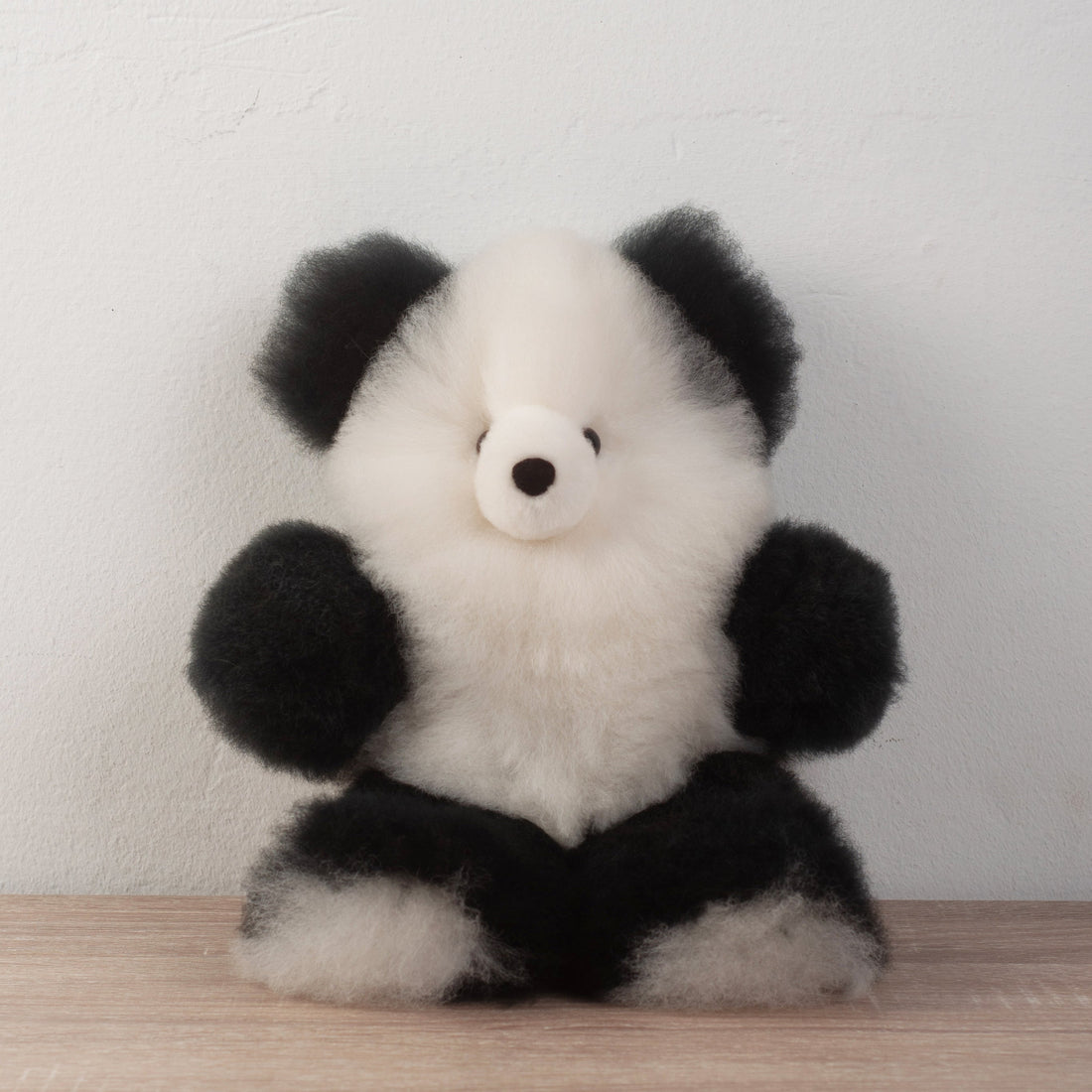 Teddy Bear Made with Alpaca Fur- Panda