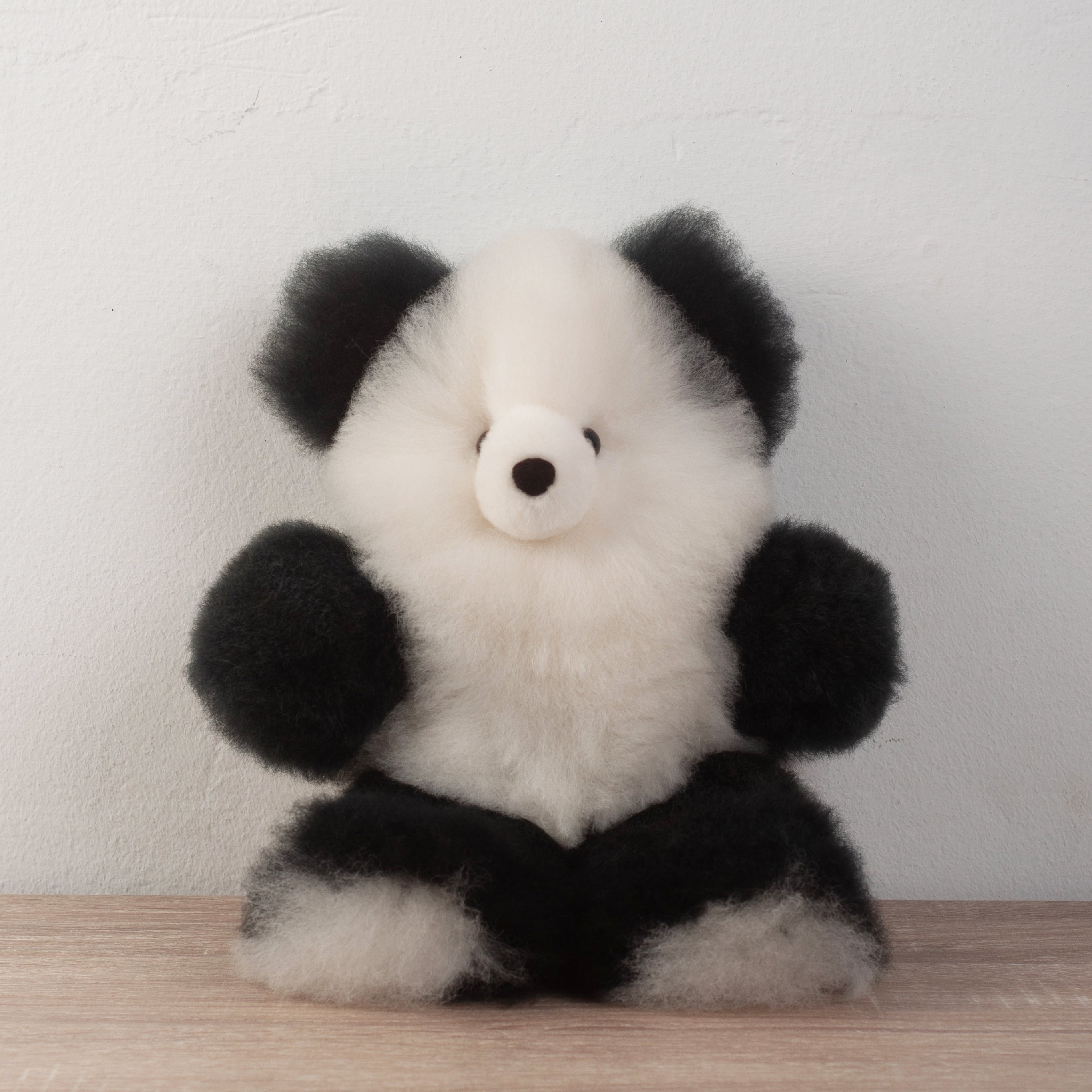 Teddy Bear Made with Alpaca Fur- Beige