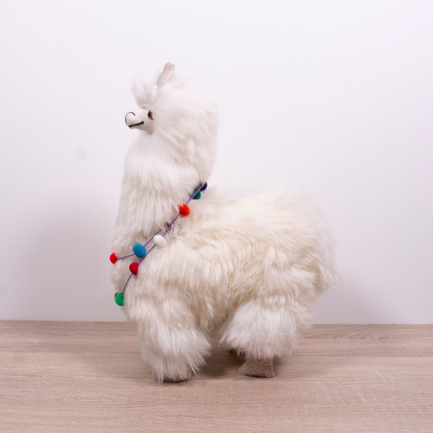 Super Soft and Luxurious Large Stuffed Alpaca - Made with Suri Alpaca Fur