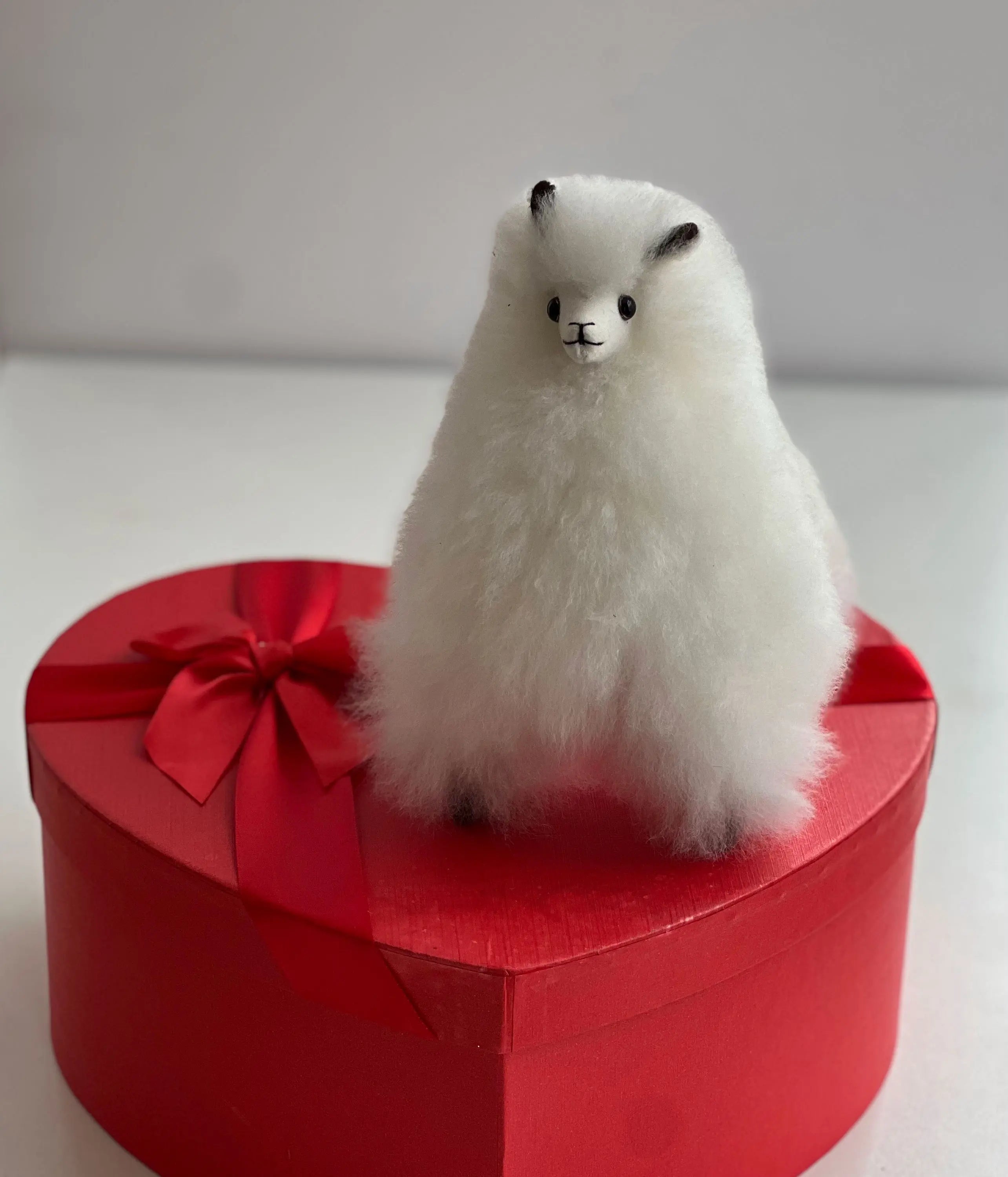 Handmade Stuffed Alpaca- Made with Alpaca Fur