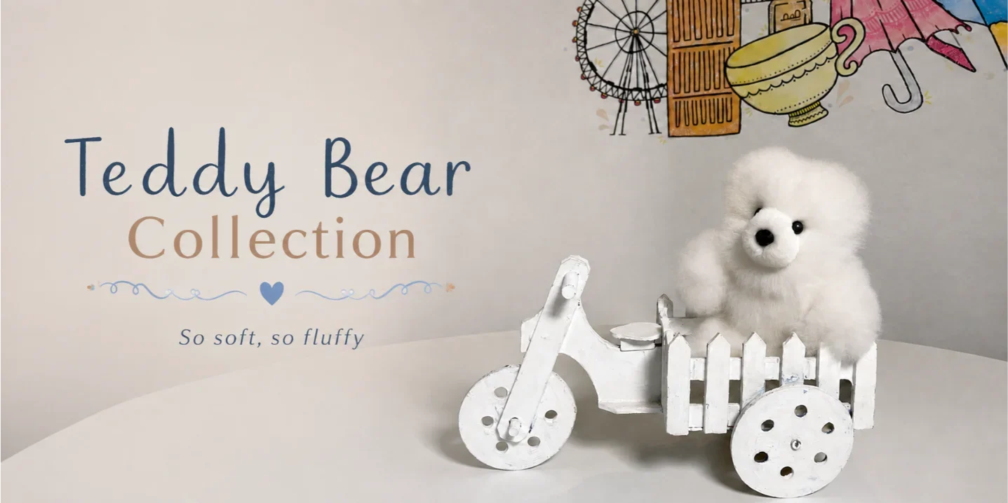 Alpaca Fur Teddy Bears