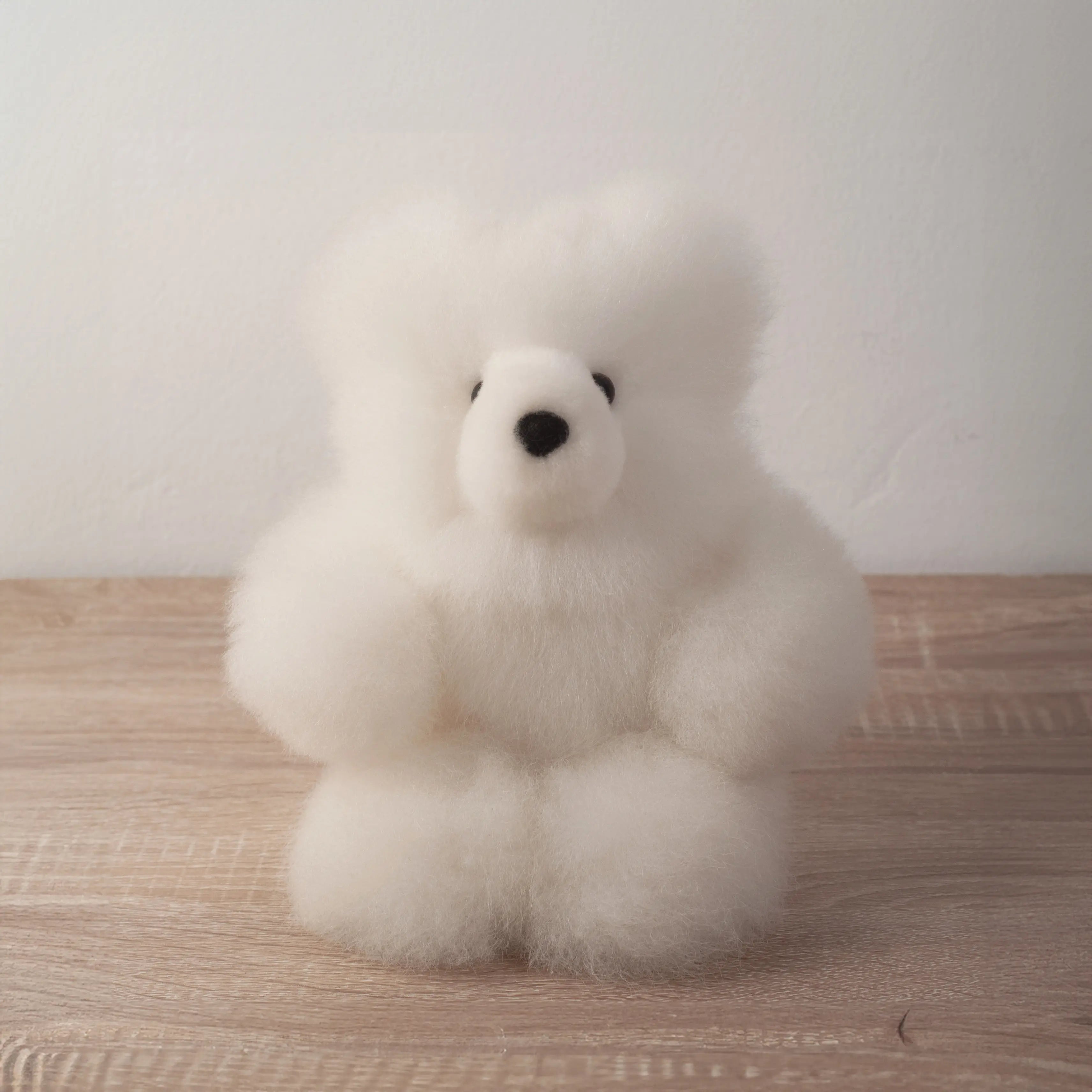 Handmade Teddy Bear Made with Alpaca Fur Alpacatui
