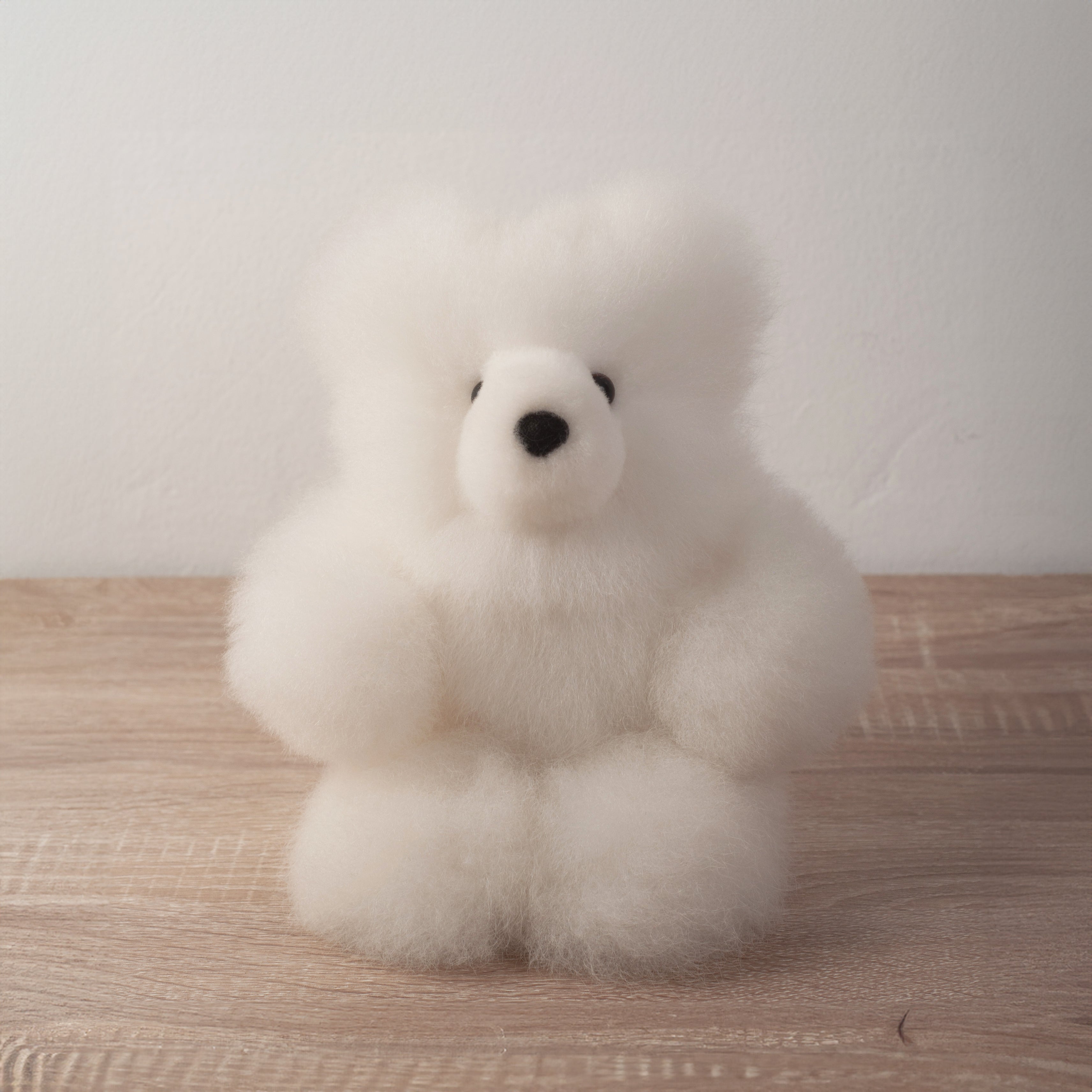 Teddy Bear Made with Alpaca Fur- Panda